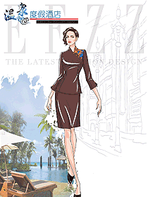 中餐服務(wù)員制服設(shè)計圖2284