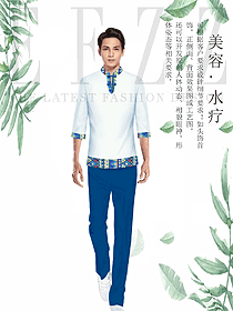 養(yǎng)生會所服務(wù)生制服設(shè)計圖918