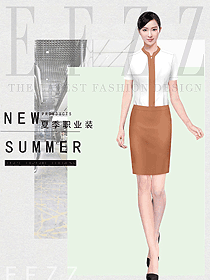 女職業(yè)裝短袖襯衫設(shè)計(jì)圖420