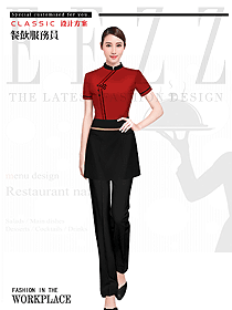 特色餐廳服務員制服設(shè)計圖478