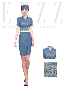 空姐制服款式設(shè)計(jì)圖880