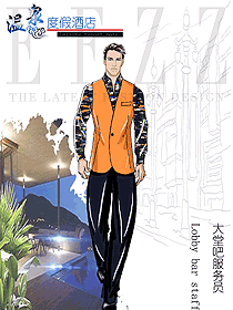 時(shí)尚酒店大堂制服設(shè)計(jì)圖1324