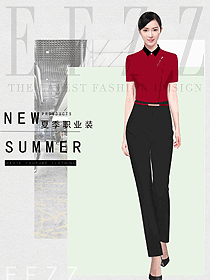 時(shí)尚女職業(yè)裝短袖襯衫設(shè)計(jì)圖425