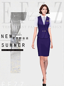 女職業(yè)裝夏裝制服設(shè)計(jì)圖1183