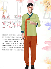 原創(chuàng)設(shè)計會所服務(wù)生制服設(shè)計圖925