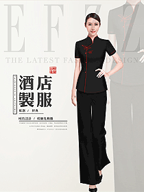 新款中餐服務(wù)員制服設(shè)計圖2295