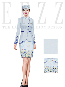 空姐制服款式設(shè)計(jì)圖884