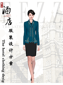 時(shí)尚酒店大堂制服設(shè)計(jì)圖1328