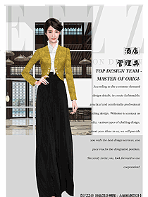 時(shí)尚酒店大堂制服設(shè)計(jì)圖1332