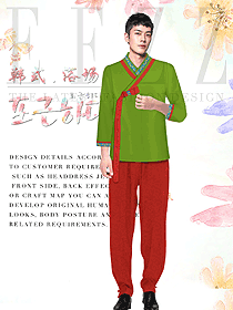 養(yǎng)生會(huì)所服務(wù)生制服設(shè)計(jì)圖928