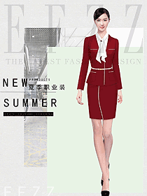 原創(chuàng)設計女秋冬職業(yè)裝設計圖2085