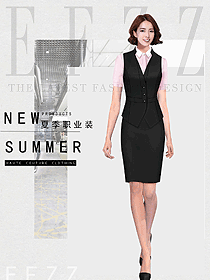 女職業(yè)裝夏裝制服設(shè)計圖1193