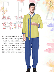 美容養(yǎng)生會所技師制服設計圖937