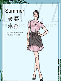 時尚養(yǎng)生會所服務(wù)生制服設(shè)計圖940