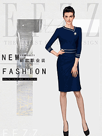 新款女職業(yè)裝夏裝服裝款式圖1198