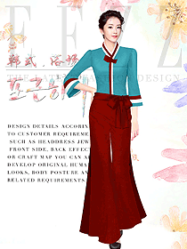 美容養(yǎng)生會(huì)所技師制服設(shè)計(jì)圖941