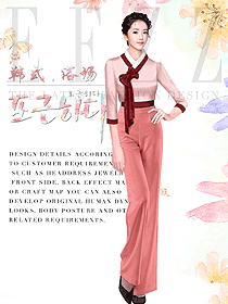 時(shí)尚養(yǎng)生會(huì)所服務(wù)生制服設(shè)計(jì)圖945