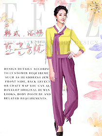 原創(chuàng)設計會所服務生制服設計圖946