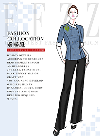 時尚男款廚師制服設(shè)計圖551