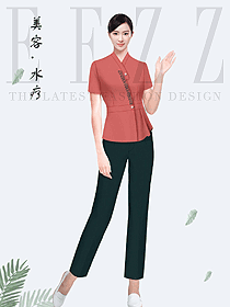 原創(chuàng)設計會所服務生制服設計圖958
