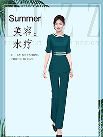 時尚按摩技師服款式設計圖1531