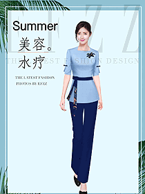 新款按摩技師服款式設(shè)計圖1532