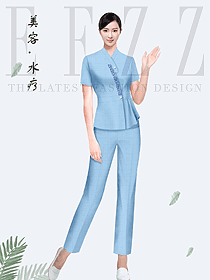 美容養(yǎng)生會所技師制服設(shè)計(jì)圖959