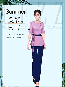 時(shí)尚按摩技師服款式設(shè)計(jì)圖1533