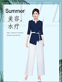 原創(chuàng)制服設(shè)計(jì)按摩技師服裝設(shè)計(jì)圖1534