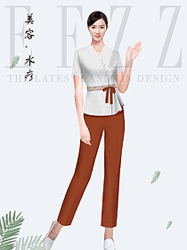 時尚養(yǎng)生會所服務(wù)生制服設(shè)計圖960