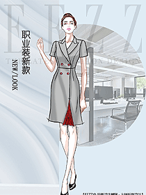 時(shí)尚女夏裝制服設(shè)計(jì)圖1215