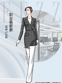 OL通勤裝女秋冬職業(yè)裝設(shè)計(jì)圖2095