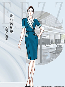 時(shí)尚女夏裝制服設(shè)計(jì)圖1219