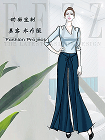 新款按摩技師服款式設(shè)計(jì)圖1536