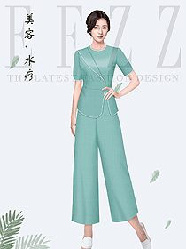 時尚養(yǎng)生會所服務(wù)生制服設(shè)計圖964