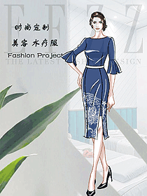 原創(chuàng)設(shè)計(jì)總臺收銀接待服裝款式圖520