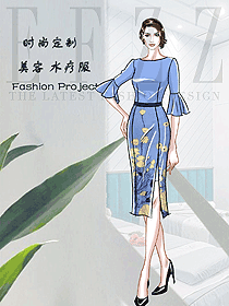 水療會(huì)所總臺(tái)收銀接待制服設(shè)計(jì)圖521