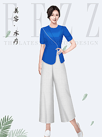 美容養(yǎng)生會所技師制服設(shè)計圖965