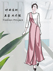 原創(chuàng)制服設計按摩技師服裝設計圖1542