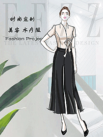 原創(chuàng)制服設(shè)計(jì)按摩技師服裝設(shè)計(jì)圖1546