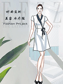 時(shí)尚按摩技師服款式設(shè)計(jì)圖1551