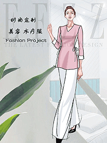 時尚按摩技師服款式設(shè)計(jì)圖1561