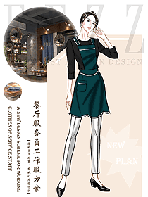 特色餐廳服務(wù)員制服設(shè)計(jì)圖519