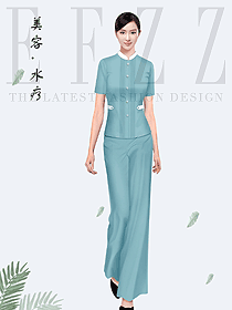 美容養(yǎng)生會所技師制服設(shè)計圖969