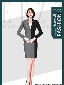 原創(chuàng)設計女秋冬職業(yè)裝設計圖2105