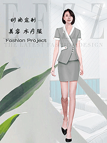 原創(chuàng)制服設(shè)計(jì)按摩技師服裝設(shè)計(jì)圖1578