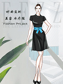 美容養(yǎng)生會(huì)所技師制服設(shè)計(jì)圖977