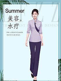 時尚養(yǎng)生會所服務(wù)生制服設(shè)計圖984