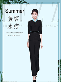 時尚養(yǎng)生會所服務(wù)生制服設(shè)計圖986