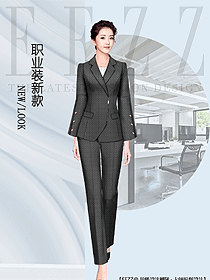 OL通勤裝女秋冬職業(yè)裝設(shè)計(jì)圖2115